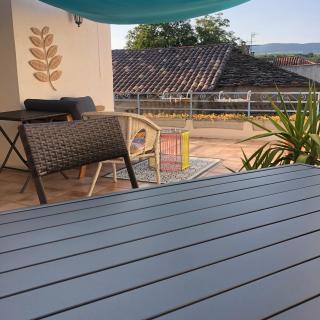 Studio avec terrasse vue Larzac - Saint-Jean-de-la-Blaquière - 5