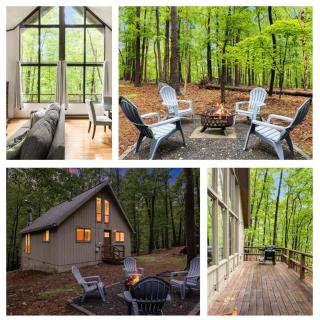Cozy A-Frame w Fireplace Fire Pit Grill & WiFi - Hedgesville - 0