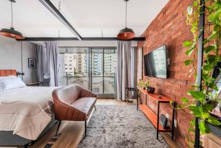 Studio em Pinheiros com Piscina e Academia - PG305 - São Paulo - 2