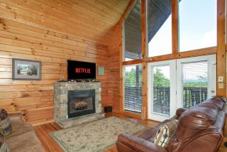 Mountain Mischief Hot Tub Games Cozy Fireplace - 8