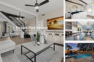 Elegant Pool Retreat with Firepit - Palm Harbor - 0