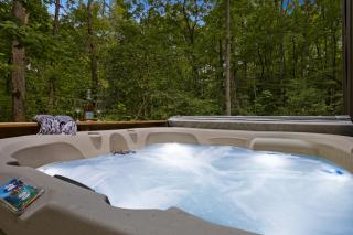 Couple's Cabin With Outdoor Movies, Firepit and Hot Tub - Rose Peak Loft - 8