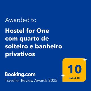Hostel for One com quarto de solteiro e banheiro privativos - Vitória - 8