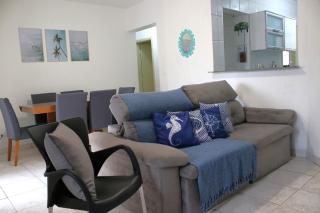 2 Quartos com Varanda sendo 1 Suíte, Cozinha completa, Vista Mar - Condomínio Frente Mar, Lazer completo com Piscina coberta e aquecida, Estacionamento, Portaria 24h - Apto indicado para Grupos, Famílias e Hóspedes a Trabalho, Praia da Guilhermina - Praia Grande - 8