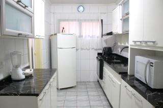 2 Quartos com Varanda sendo 1 Suíte, Cozinha completa, Vista Mar - Condomínio Frente Mar, Lazer completo com Piscina coberta e aquecida, Estacionamento, Portaria 24h - Apto indicado para Grupos, Famílias e Hóspedes a Trabalho, Praia da Guilhermina - Praia Grande - 6