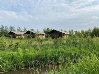 Glamping Tent in Friesland by Nature Reserve, cleaning included - De Veenhoop - 4