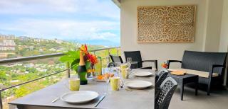 Ateatea apartment on the heights of the Papeete - 2 bdr - AC - WiFi -pool - Papeete - 0