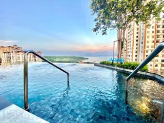 Urban Suites #Walnut 1BR 1Bath suite #Infinity Pool #3pax #1Queen 1Single #Quality well maintained #Private host - Jelutong - 9