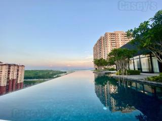 Urban Suites #Walnut 1BR 1Bath suite #Infinity Pool #3pax #1Queen 1Single #Quality well maintained #Private host - Jelutong - 8