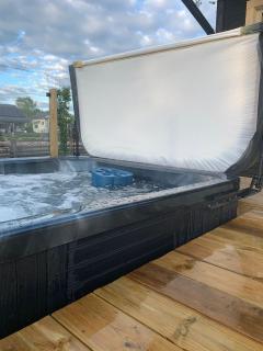 Sauna, tupa ja poreallas joen varrella - Pori - 2