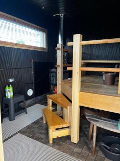 Sauna, tupa ja poreallas joen varrella - Pori - 8