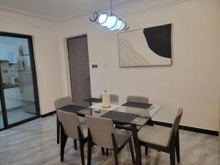 classy tastefully furnished executive three bedroom apartment with fully equipped gym ample parking space swimming pool children playing ground and amazing scenic views - 9