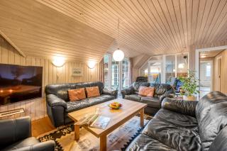 Large Holiday Home With Pool, Spa And Sauna, 1500 Meters From The North Sea, - Ulfborg - 7