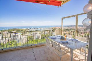Smart flat in Antibes sea view AC parking and pool - Antibes - 0