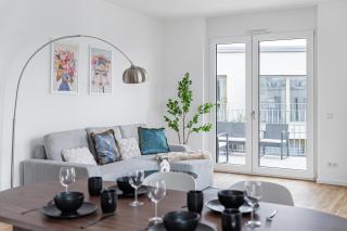 EXQUIS Design 3BR-Apartment ART-DECÓ I Balcony I Family-friendly I Parking I Home Office - Böblingen - 8