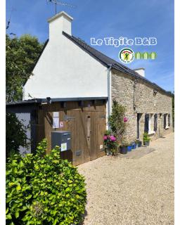 Le Tigîte B&B, Suite autonome avec entrée indépendante, petit-déj et linge fourni, pour 1 à 4p -Queen size et canapé lit double- - Allaire - 9