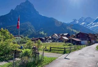 With Mountain View & Balcony Kitchen Parking - Kandersteg - 0