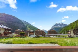 Vue, 2 terrasses & parking privé - Saas-Grund - 7