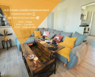 Le "St-Vincent"- 2min de la plage , hyper-centre, cozy - Le Havre - 0