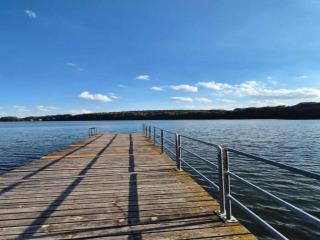 A wooden, eco-friendly house by the Goszcza lake Living room, 2 bedrooms - Lubrza - 4