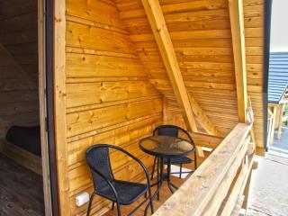 A wooden, eco-friendly house by the Goszcza lake Living room, 2 bedrooms - Lubrza - 0