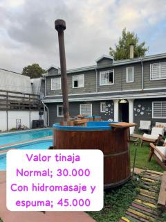 Cabaña con tinaja de hidromasaje - 7