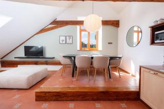 Velký rodinný apartmán s terasou na náměstí v Třeboni - Třeboň - 4