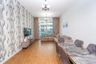 Elegent 2BHK next to the beach with pool,gym,garden,kids play area,learning centre,shops,cafe,restaurants - Ajman - 9