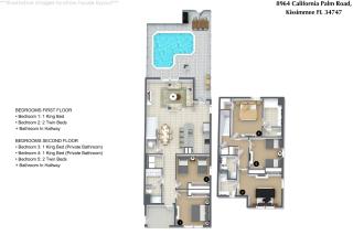 5 Bedroom 4 Bathroom Paradise Palms 8964Ca - 9