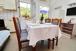 Apartments Neven - Studio Apartment with Terrace and Partial Sea View A3 - Drače - 7