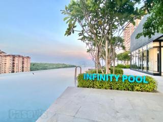 Urban Suites #Tiny walnut 2BR1bath suite #Infinity Pool #4pax #2 Queens #Quality well maintained #Private host - Jelutong - 0