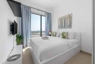 Waves - Stylish Blue Haven near Town Square Park - Dubai - 7