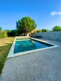 Belle maison de pierre pour 10p, 4ch, piscine privative, grand jardin clos - Alba-la-Romaine - 7