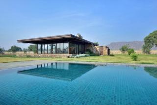 RajNikas Farm Pet friendly Glass House with pool - Behror - 0