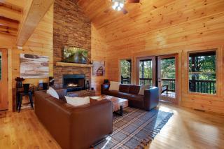 Peaceful River Hideaway - Shuffleboard Table Beautiful Outdoor Spaces More - Ellijay - 5