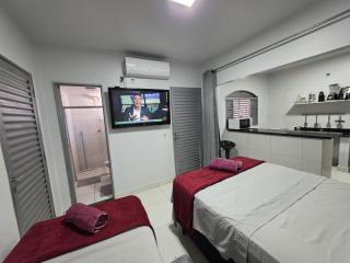 Suíte2 Privativa Climatizada Mobiliada com Garagem e Wi-Fi - Goiânia - 6
