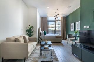 Silkhaus Modern Studio with Balcony in Burj Daman - Dubaï - 8