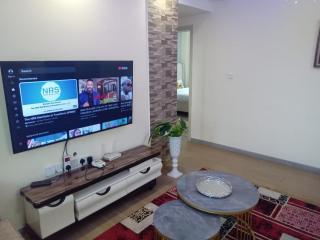 celestial two bedroom apartment with heated swimming pool fully equipped gym ample parking space children playing ground and a relaxing rooftop with amazing scenic views - Nairobi - 0