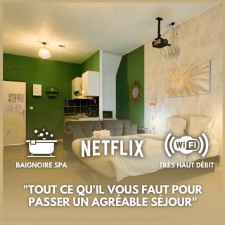 NG Prestige - Lille I Roubaix Centre - 121 - Balnéo - Kitchenette - Terrasse - WIFI - NETFLIX - Roubaix - 0