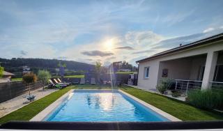 En Ardèche Villa l'Olympe climatisée avec sa piscine privée et chauffée - Joyeuse - 6
