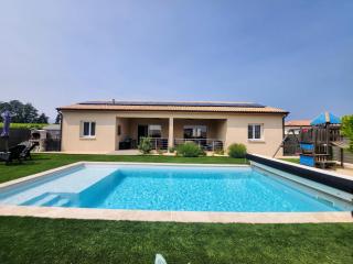 En Ardèche Villa l'Olympe climatisée avec sa piscine privée et chauffée - Joyeuse - 5