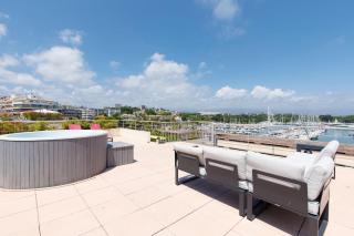 ROOFTOP -Vue port, 4 pers, climatisé, terrasse, jaccuzi, parking - Antibes - 1