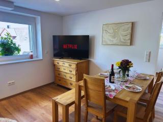Frankenherz-Apartments - Premium Wohnung mit Terrasse, nahe Playmobil-Funpark & zur Messe, Self-Check-In - Großhabersdorf - 3