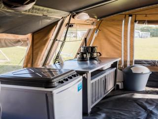 Nice tent lodge on a campsite, cleaning included - Medernach - 6