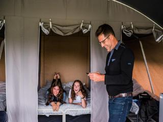 Nice tent lodge on a campsite, cleaning included - Medernach - 5