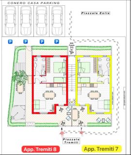 Conero Casa T8- Marcelli di Numana in Piazzale Tremiti 8 con Parcheggio Esclusivo Giardino e Barbecue - Marcelli - 6