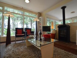 A detached bungalow with outdoor fireplace, covered terrace and pond in a forest plot - Wateren - 3