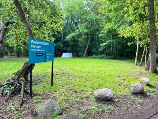 Campingplatz auf Rügen - Stellplatz für Wohnmobile , Wohnwagen , auch zum Zelten - in direkter Nähe zum Naturstrand -Natur Pur - Feriensiedlung Schwalbennest - Dranske - 9