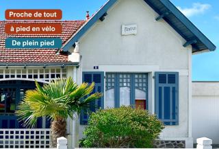 Villa "MIGNON" avec studio indépendant, tout à pied, plage à 4 mn, 6 pers, 2 sde - Saint-Jean-de-Monts - 0