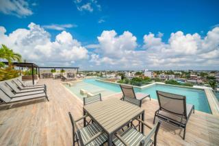 Condo Veronica - Comfortable 2 bedroom with rooftop gym and pool - Playa del Carmen - 9